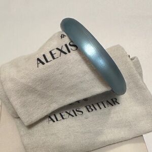 Alexis Bittar Lucite Skinny Bangle Bracelet 🩵Denim Blue🩵